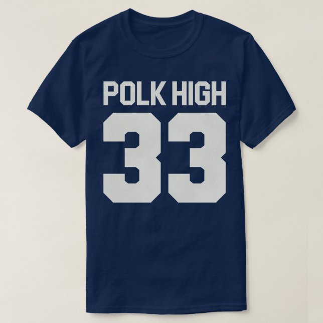 Al Bundy Polk High Jersey FrontBack Skriv ut T Shirt (Design framsida)
