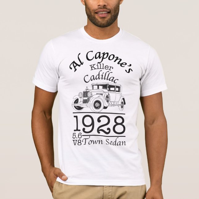 Al Capone 1928 Cadillac Tröja (Framsida)