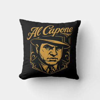Al Capone Gangster Pillow Kudde