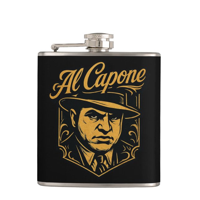 Al Capone Hip-kolv Fickplunta (Framsidan)