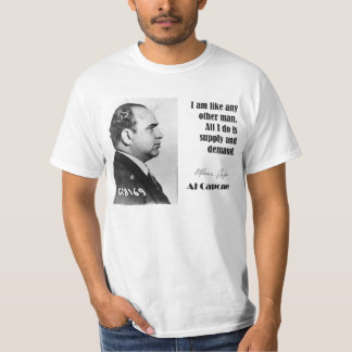 Al Capone på affären - gangsterskjorta T-shirt