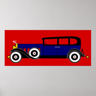 Al Capones Cadillac 16 V - Uppfödning 20's Poster