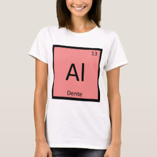 Al - Dente Pastakemi Periodiska Systemets Symbol Tee