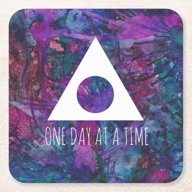 Al-Genastunderlägg Underlägg Papper Kvadrat (Framsidan)