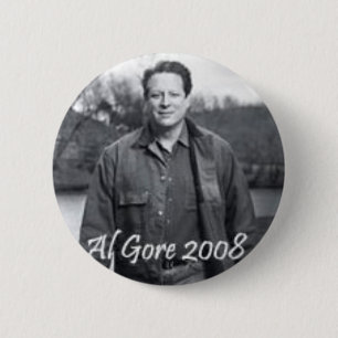 Al Gore 2008 Button Knapp