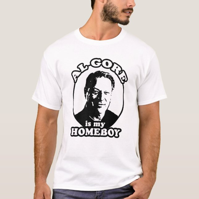 AL GORE ÄR MIN HOMEBOY T-SHIRT (Framsida)