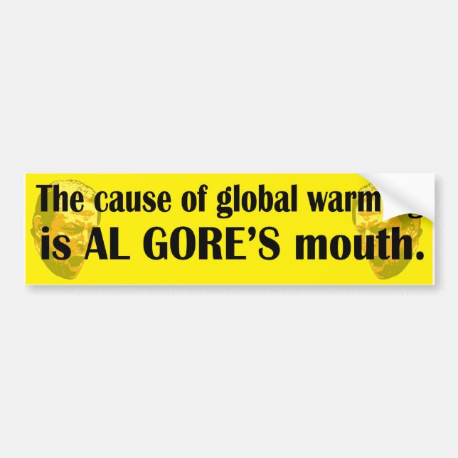 Al Gore bildekal 1 (Framsidan)
