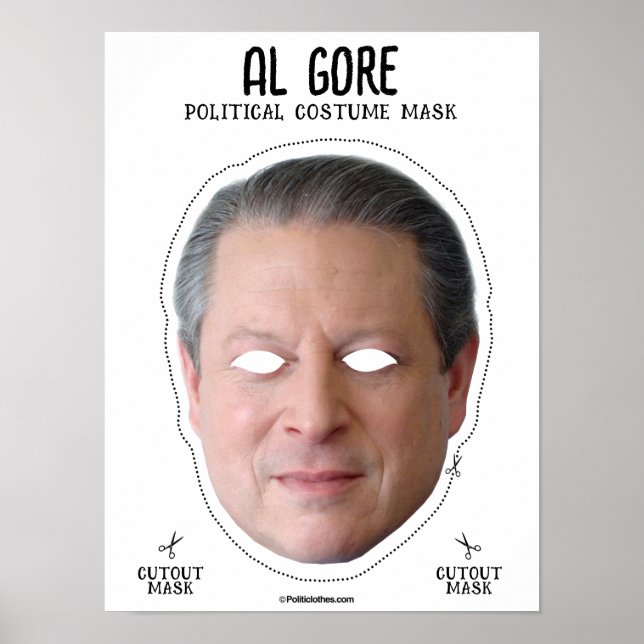Al Gore Costume Mask Poster (Framsidan)