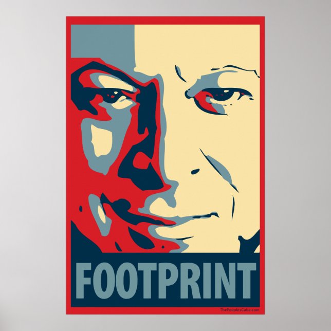 Al Gore - Footprint: OHP Poster (Framsidan)