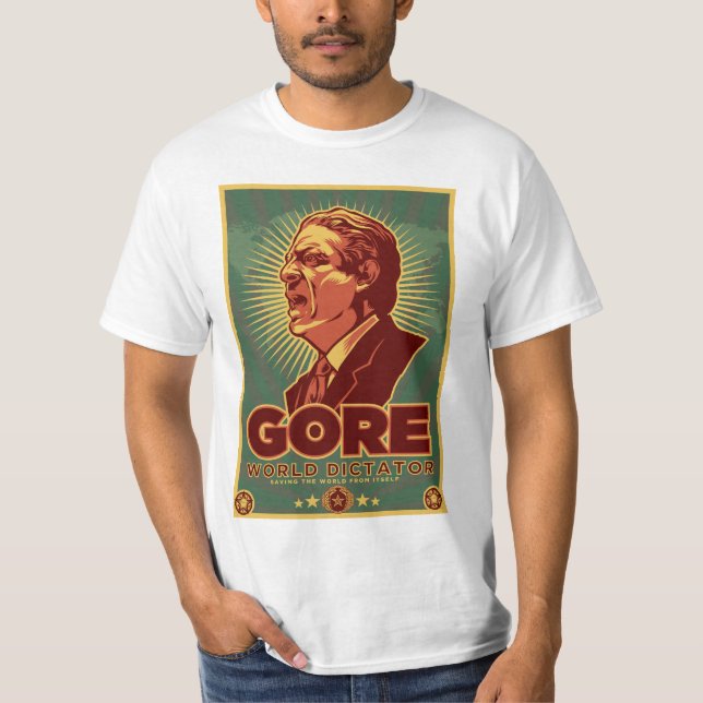 Al Gore för den skräddarsy diktatorT-tröja - Tee Shirt (Framsida)
