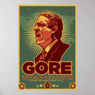 Al Gore for Dictator Poster - Anpassad