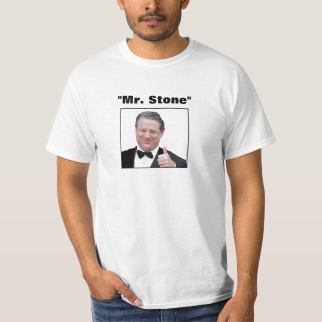 Al Gore: "Herr sten ", T-shirt (Framsida)