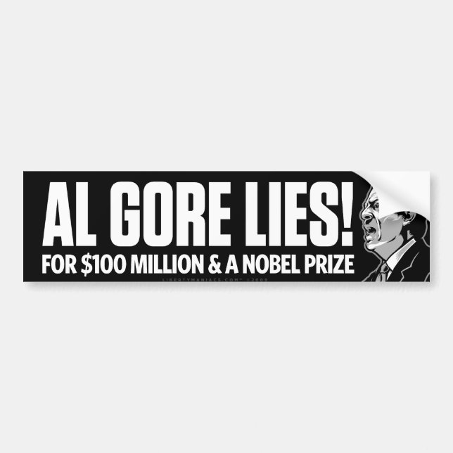 Al Gore ligger bildekal (Framsidan)