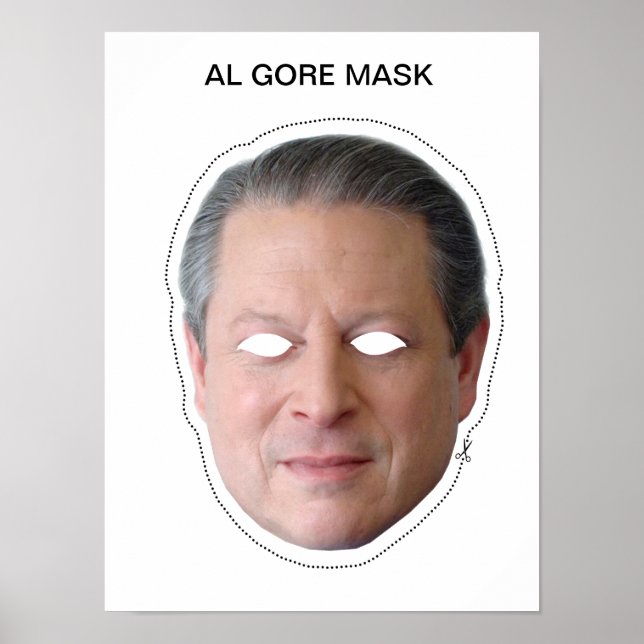 Al Gore Mask Poster (Framsidan)