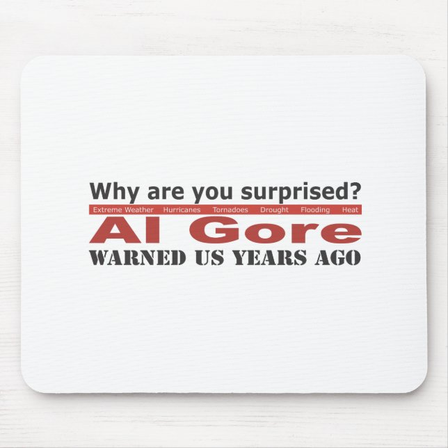 Al Gore varnade oss Musmatta (Framsidan)