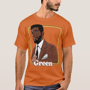Al Grönt Retro Aesthetic 70s Soul Fläkt Design T Shirt