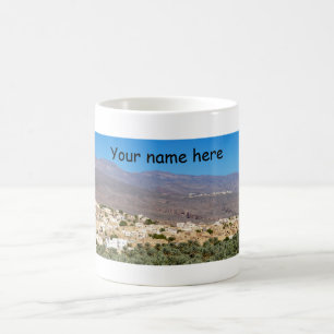 Al Hamra historiska stad i Oman Kaffemugg