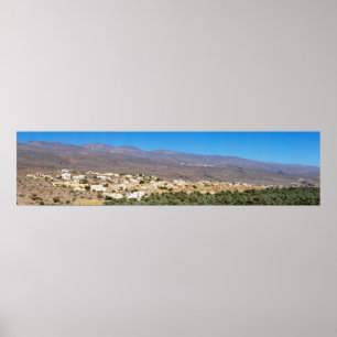 Al Hamra historiska stad i Oman Poster
