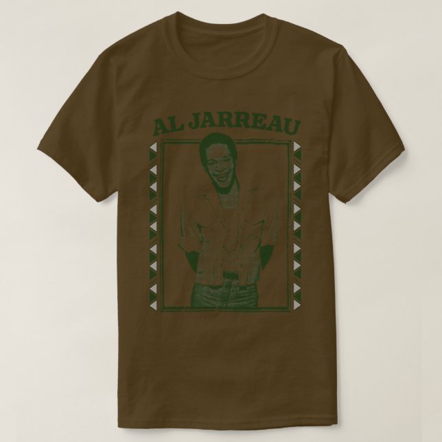 Al Jarreau Vintage Stil Fläkt Design T Shirt (Design framsida)