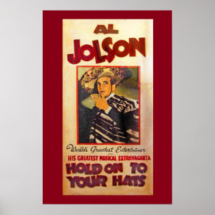 Al Jolson Theater Promo Poster