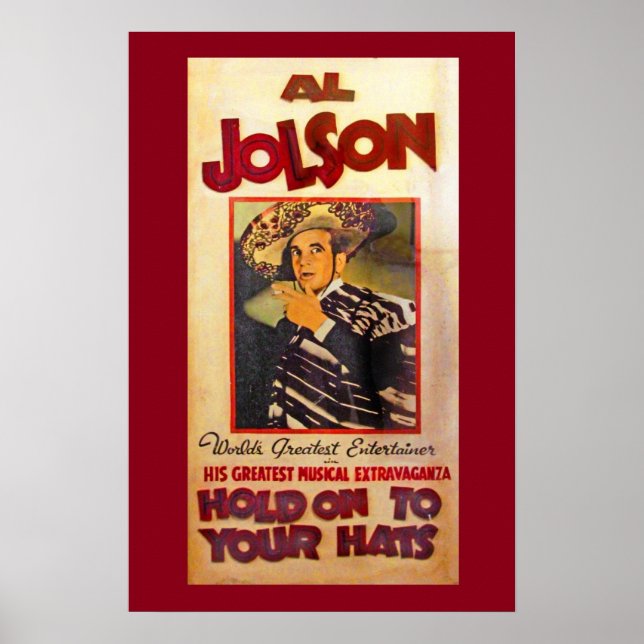 Al Jolson Theater Promo Poster (Framsidan)