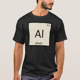 Al - Lusern Grönsakskemi Periodiska Systemet Tee Shirt