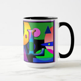 ’AL’ monogram kaffe mugg 15 oz