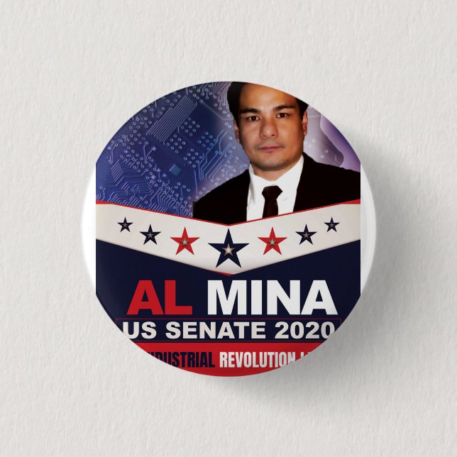 Al Myna US Senate Merchandise Knapp (Framsida)