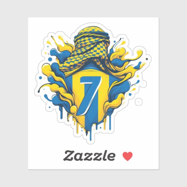 AL NASSR FOOTBALL KLISTERMÄRKEN (Ark)