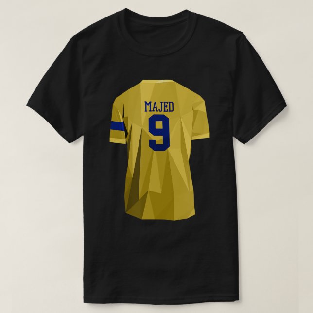Al Nassr Majed Saudi Football Klubb Jersey Gift T- T Shirt (Design framsida)