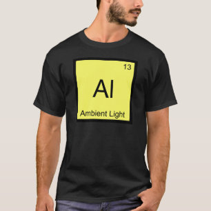 Al - Omgivande Ljus Roligt Kemiskt Element Symbol Tröja