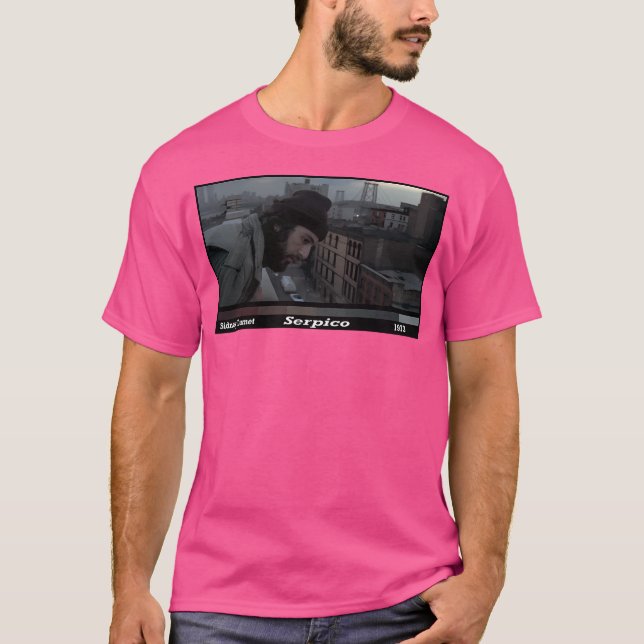 Al Pacino Serpico Färg Palette T Shirt (Framsida)