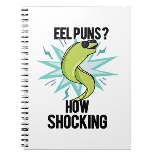Ål Puns Hur Chockerande Roligt Djur Puns Anteckningsbok
