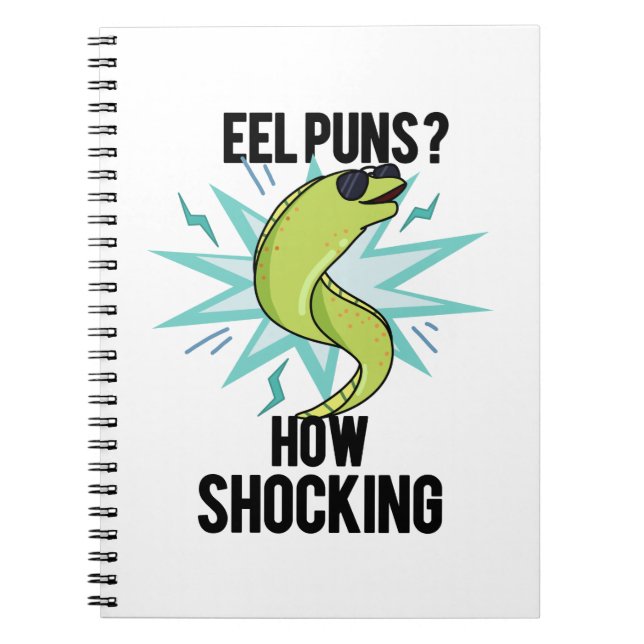 Ål Puns Hur Chockerande Roligt Djur Puns  Anteckningsbok (Framsidan)
