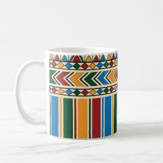 Al-Qatt Al-Asiri inspirerade det geometriska mönst Kaffemugg