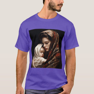 al Realism Moderskap Konstverk med Lovingranquilit T Shirt