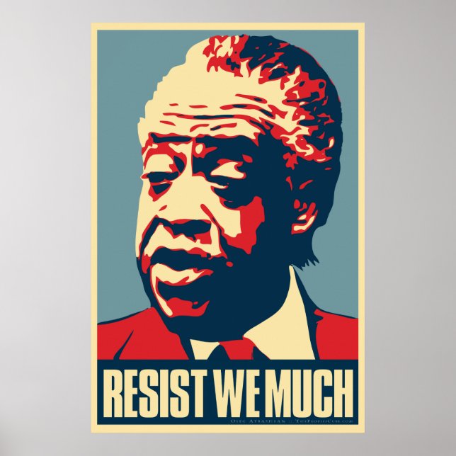 Al Sharpton "Resistwe very" Obama Parody Poster (Framsidan)