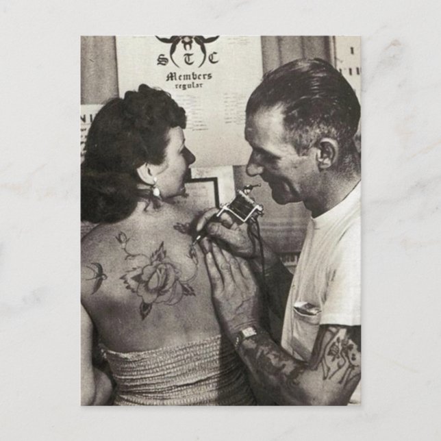 Al Shieferly tattoos Ro Vykort (Framsida)