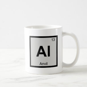 Al - Stålämne Musik Kemi Periodiska Systemets Symb Kaffemugg