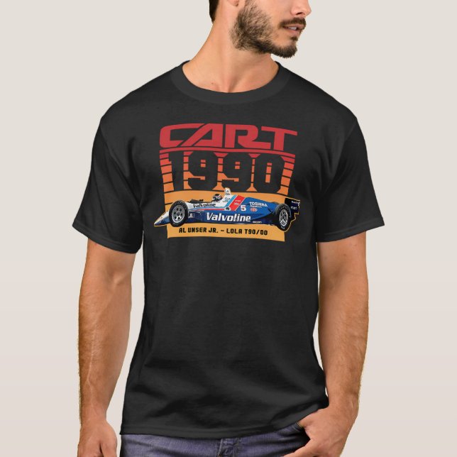 Al Unser Jr 1990 T Shirt (Framsida)