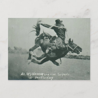 Al Wilkenson rider Torpedo. Vykort
