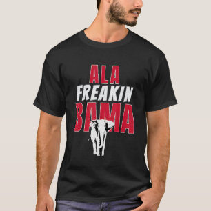 Ala Freakin Bama Elephant - Tiden är Crimson VI T Shirt