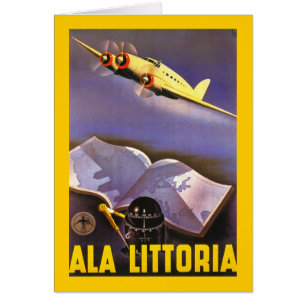 Ala Littoria Hälsningskort