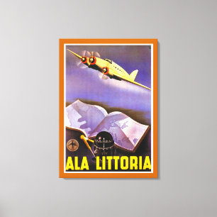 Ala Littoria - m Canvastryck
