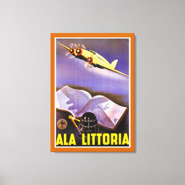 Ala Littoria - m Canvastryck (Framsida)