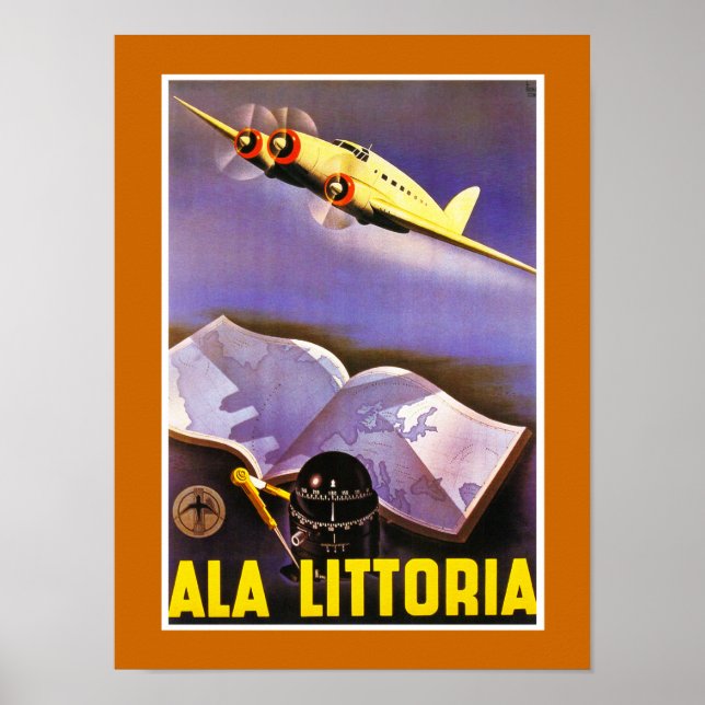 Ala Littoria Poster (Framsidan)