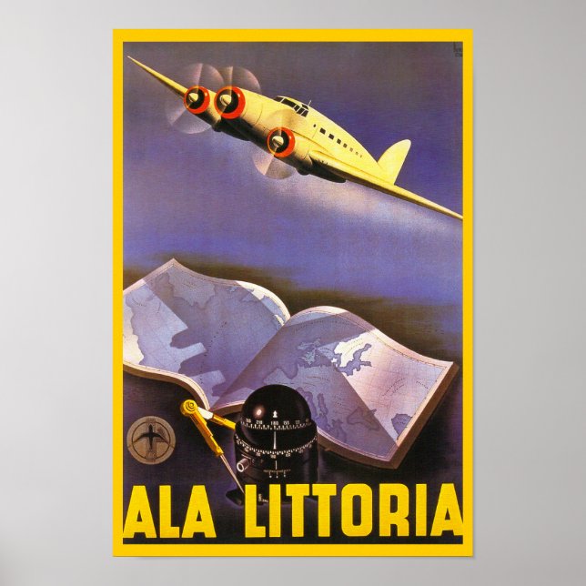 Ala Littoria Poster (Framsidan)
