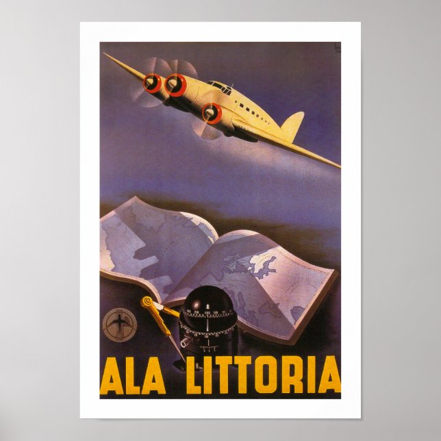 Ala Littoria Poster (Framsidan)