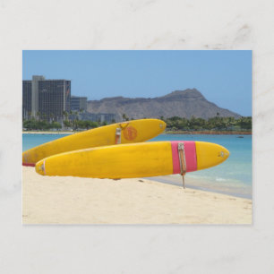 Ala Moana Surfboard Vykort