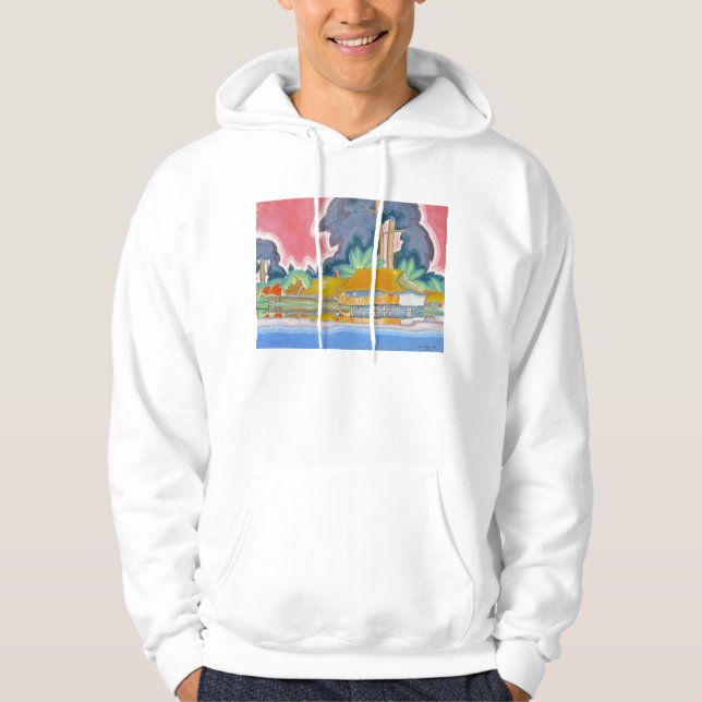 "Ala Wai, Honolulu" - Arman Manookian Hoodie (Framsida)